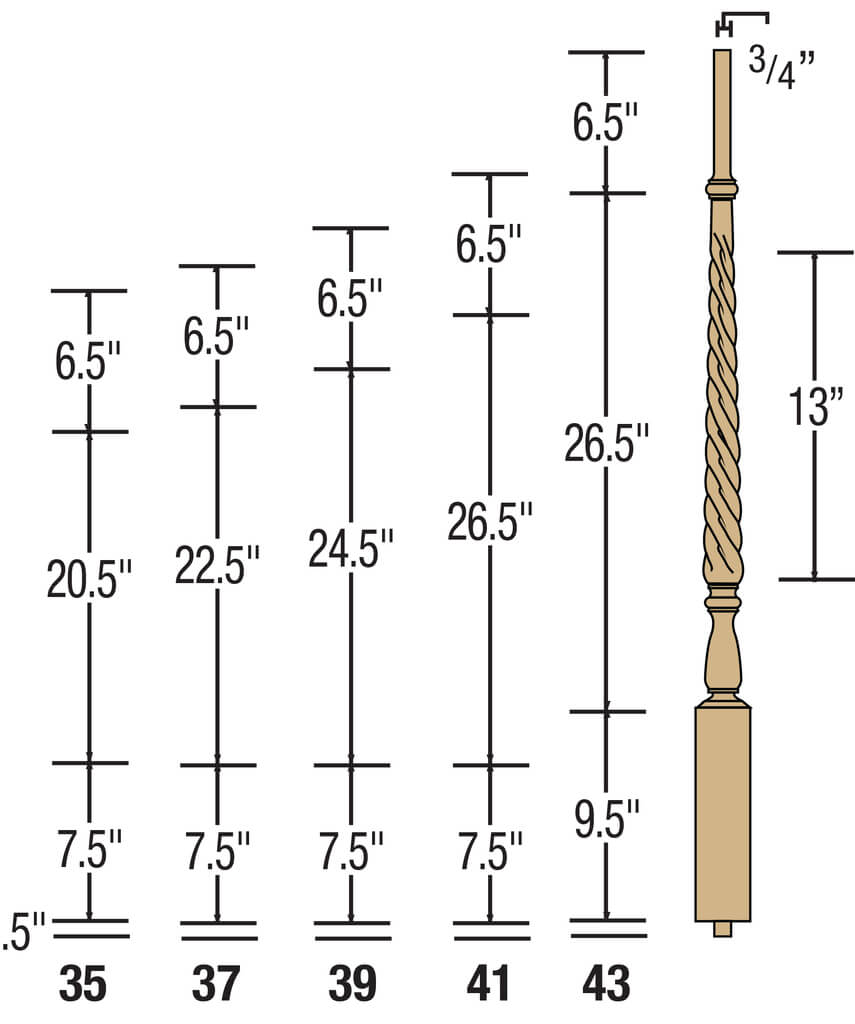T 5715 R Ideal Stair Parts
